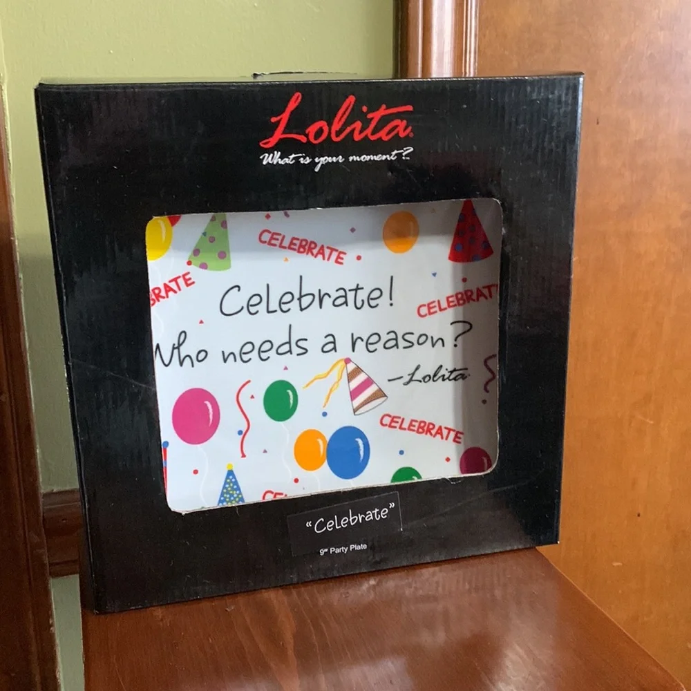 Lolita Celebrate Party Plate - Multicolor